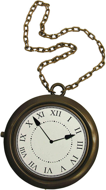 Rubies Adult Hip Hop Oversized Old School Clock Necklace Costume Accessory For Themed Parties And Halloween