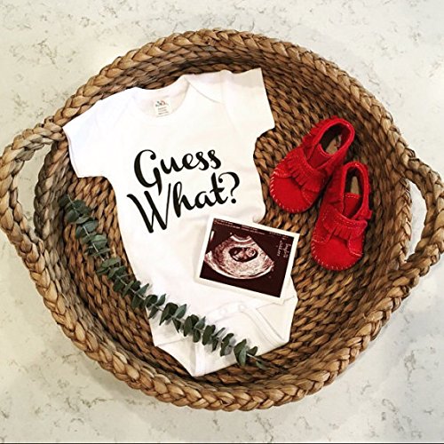 Guess What? Pregnancy Announcement Onepiece 0-3 Months Black