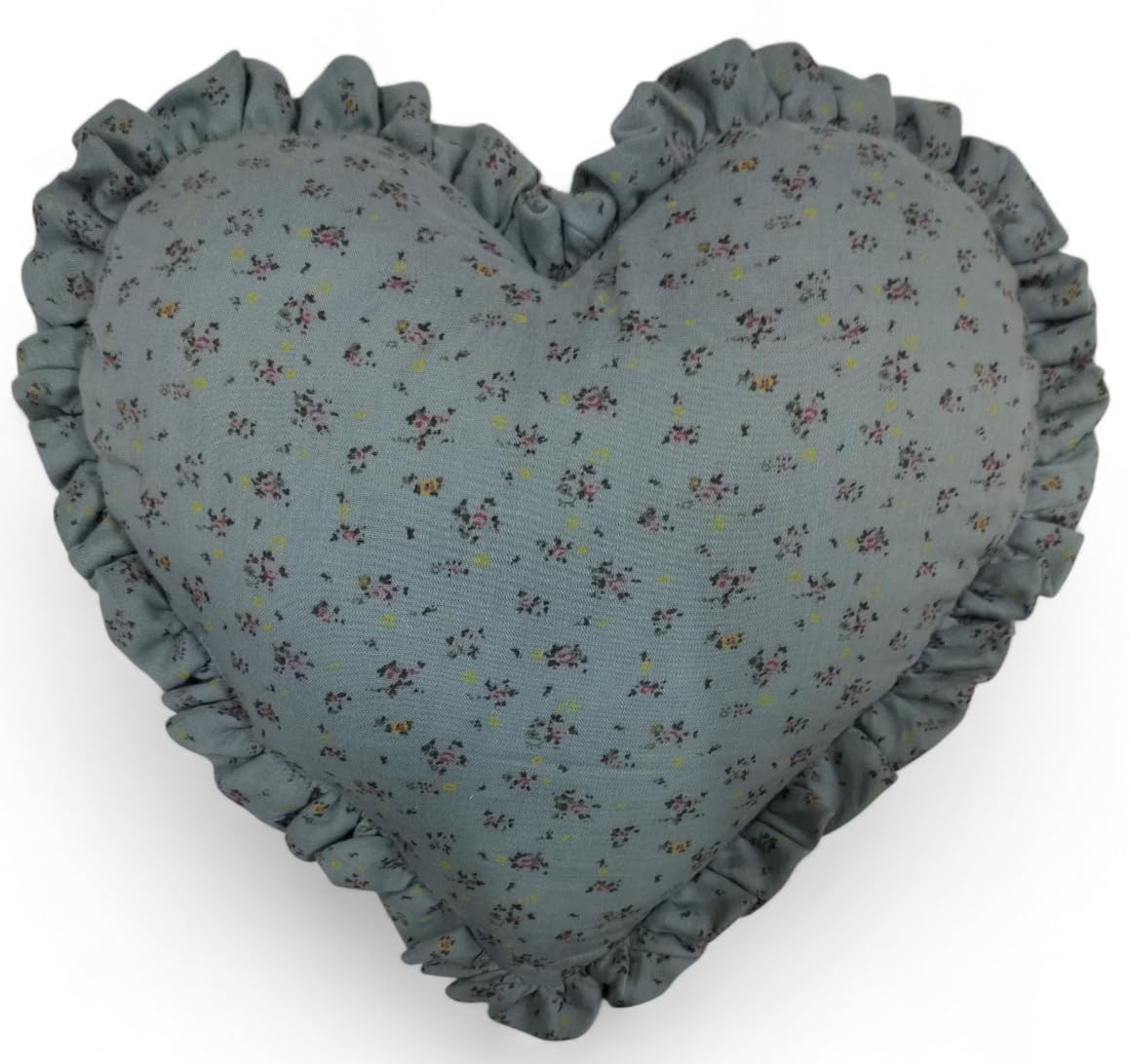 Accenthome Style Floral Heart Decorative Throw Pillow Featuring Beautiful Floral Designs (35Cm X35Cm  Set Of 1)