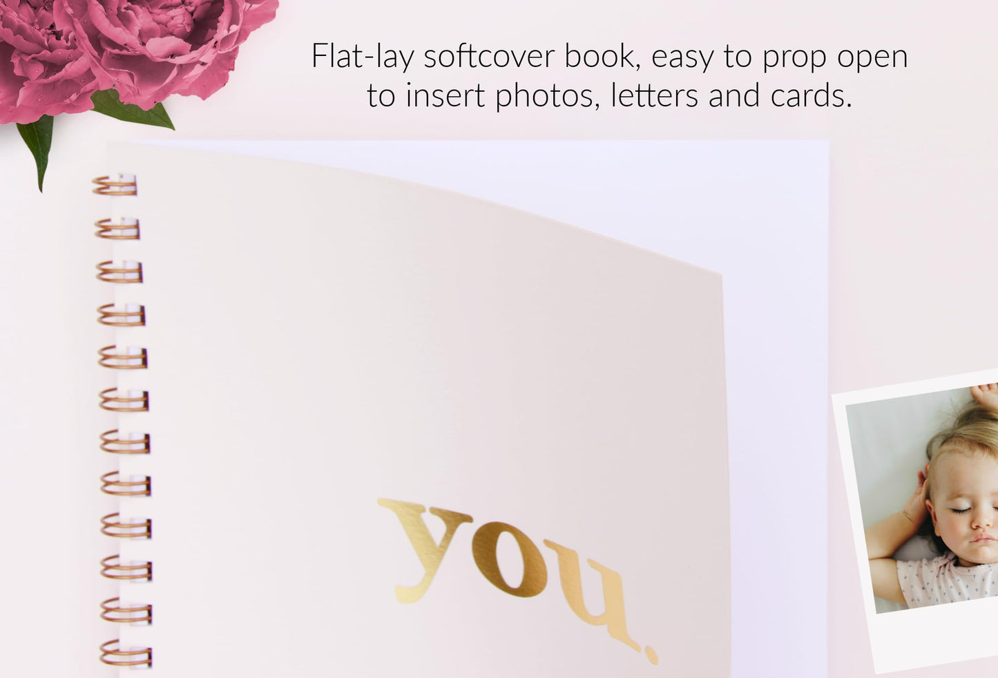 You Baby Album, Baby Shower Girl, All About You Baby Book, Pregnancy Journal. 8.5' X 8.5', 90 Pgs. Baby Scrapbook Album, Memor