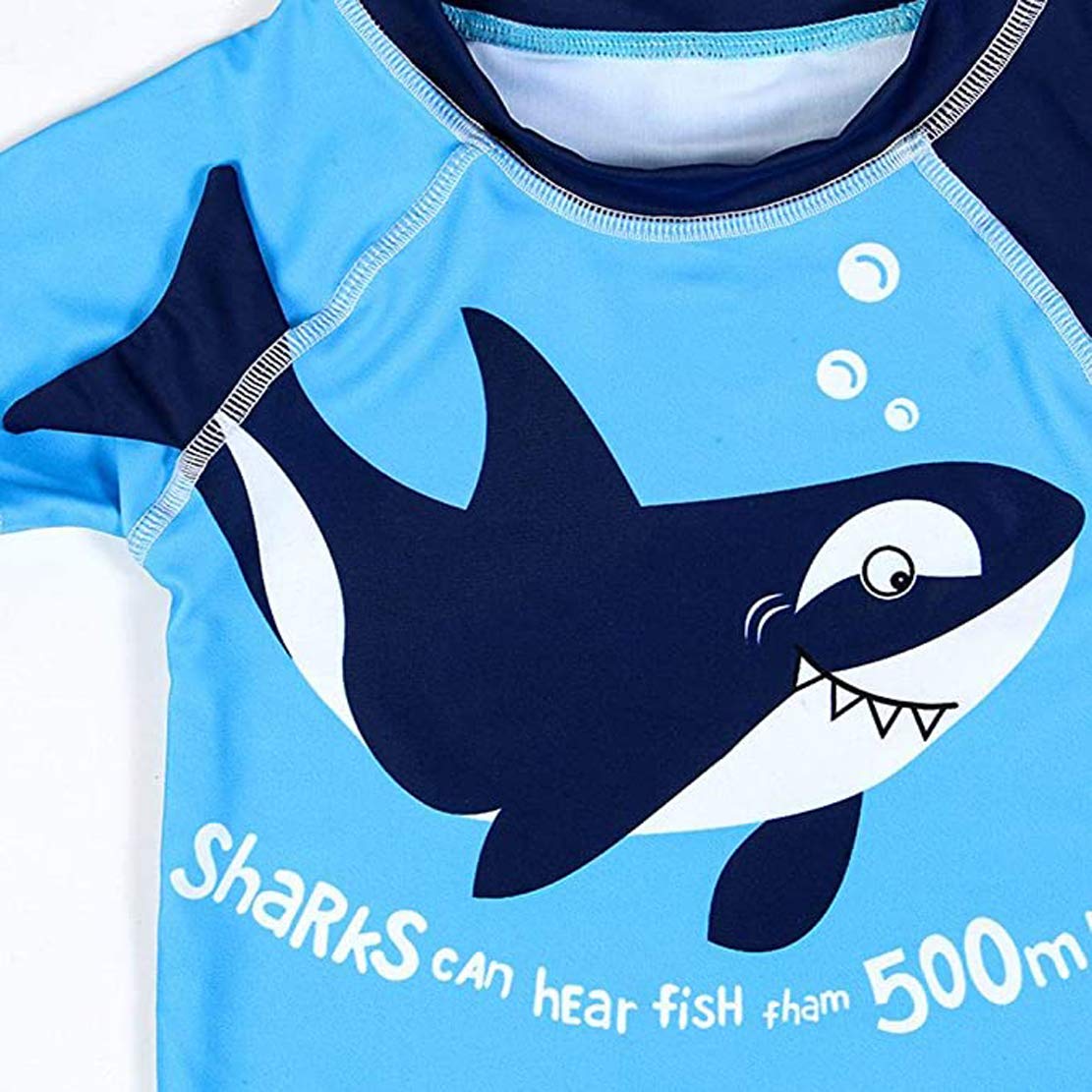 Baopteil Baby Boys Two Pieces Swimsuit Sets Toddler Bathing Suit Rash Guards Sunsuit Swimwear With Hat Upf 50+(Mechanical Shark,