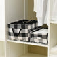 Inough Christmas Buffalo Plaid Storage Basket Low Gifts Baskets Christmas Basket For Kids Collapsible Toy Basket Farmhouse Decor
