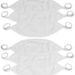 Tobeinstyle Babies' 6-Pack Comfortable Newborn Baby Belly Binder - White - One Size