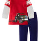 Coralup Toddler Boys Girls Unisex Cotton 2Pcs Clothing Playwear Set(5-6Y,Red Car)