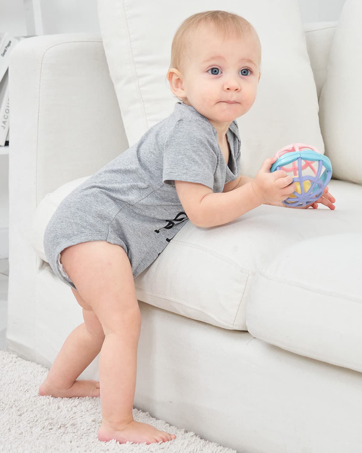 Baby Jumpsuit Unisex Newborn Bodysuit Short Sleeves Romper Newest Member Of The Pack Letter Printed Funny Body Suits 0-3 Months