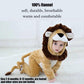 Qiaoniuniu Halloween Baby Lion Costumes Toddler Outfit Infants Cosplay Romper 2-6 Months