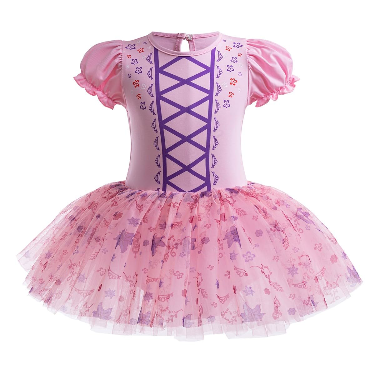DYMCII Baby Girls Sofia Princess Ballet Dress Leotards Skirted Tutu Dancewear Halloween Christmas Party Fancy Costume