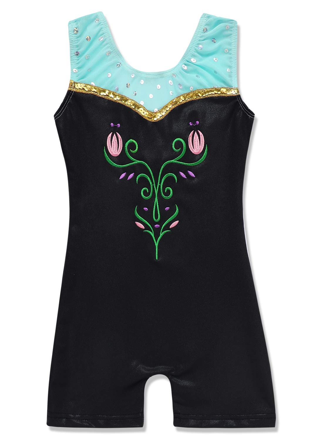 Hoziy Leotards For Toddler Girls Baby Girl Black 1-2T 18-24 Months 12-24 Month Diamond Sparkle Sequins Floral