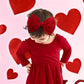 Yanjie Headbands, 6' Red Pink Velvet Hairband, Handmade Valentine'S Day Baby Hair Accessories, One Size, 5 Count, For Newborn I