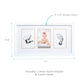 Pearhead Baby Hand And Footprint Kit - Inkless No Mess Clean-Touch Ink Pad, Newborn Keepsake Frame, Nursery Decor Essentials, Pe