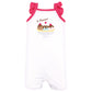 Hudson Baby Baby Cotton Rompers, Banana Split, 3-6 Months
