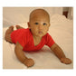 Bambini Red Bodysuit Onezies (Pack Of 3)