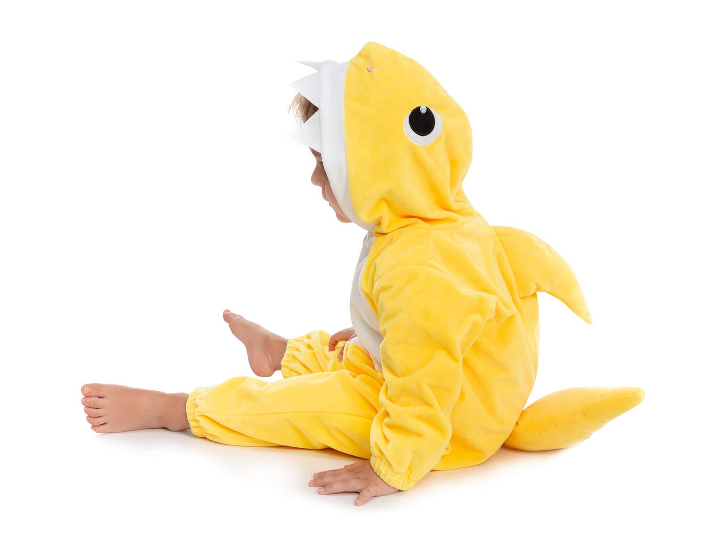 Hsctek Shark Baby Costume, Newborn Shark Baby Costume For Boys Girls, Baby Halloween Costume For Toddler Infant Yellow, 3-6Month
