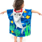 Florica Toddler Hooded Beach Towel Coverup Cape Kids Cotton Soft Quick Dry Absorbent Use For Swim Pool Bath Poncho Towels 2 To 6