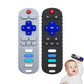 YAPROMO 2Pcs Teething Toys, Silicone TV Remote Teethers for Baby Toy Remote Teethetr for Infant Toddler Kids/Boy/Girl, BPA Free 