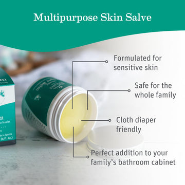 Earth Mama Organic Diaper Balm 2-Ounce | Diaper Cream For Baby | Ewg Verified, Petroleum & Artificial Fragrance-Free With Calend