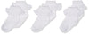 Jefferies Socks Baby Girls Newborn Eyelet Lace 3 Pair Pack Infant And Toddler Socks, White, 12-24 Months Us