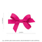 Wee Ones Girls' Classic Grosgrain Hair Bow With Plain Wrap Center On A Weestay Hair Clip, Handmade, Tiny Sized Bow, Navy