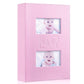 Ywlake Baby Girl Photo Album 4X6 300 Pocket Pictures, Leather Cover Newborn Shower Girl Bebe Album Holds 300 Horizontal Pictures
