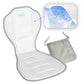 Solfres Hydro Gel Car Seat Cooler Mat For Baby. No Refrigeration Needed. Carseat And Stroller Cooling Pad Cushion Liner With Bre