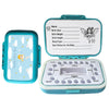 Tooth Fairy Box & Baby Tooth Keepsake Case For Kids- Natural Wheat Straw & Pp Material, Easy-Write Eva Liner - Blue