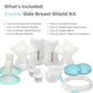 Zomee Double Breast Shield Kit Replacement Set for Z2 Size 24mm Includes; Breast Sheild Body, Diaphragms, Duckbill Valves, Tubes