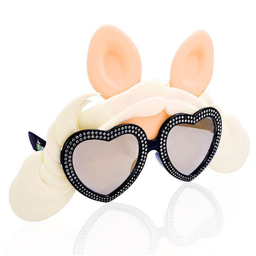 Sun-Staches Muppets Official Miss Piggy Sunglasses , Dazzling Costume Accessory , Uv400 , One Size Fits Most