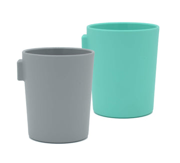 Eztotz Ezcup Magnetic Fridge Cups For Kids - Usa Made Open Top Toddler Cups For Independent Drinkers - Hanging Plastic Kids Cup