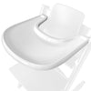 High Chair Tray Compatible with Stokke Tripp Trapp High Chair, Food Contact Grade Replacement Tray with Powerful Suction Surface