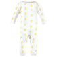 Hudson Baby Unisex Baby Cotton Coveralls, Eggstra Cute, 3-6 Months