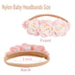 Bfnaagirl Baby Girl Floral Headband Nylon Flower Crown Elastic Hairband 3Pcs Hair Accessories Gift For Girls (Ym8)