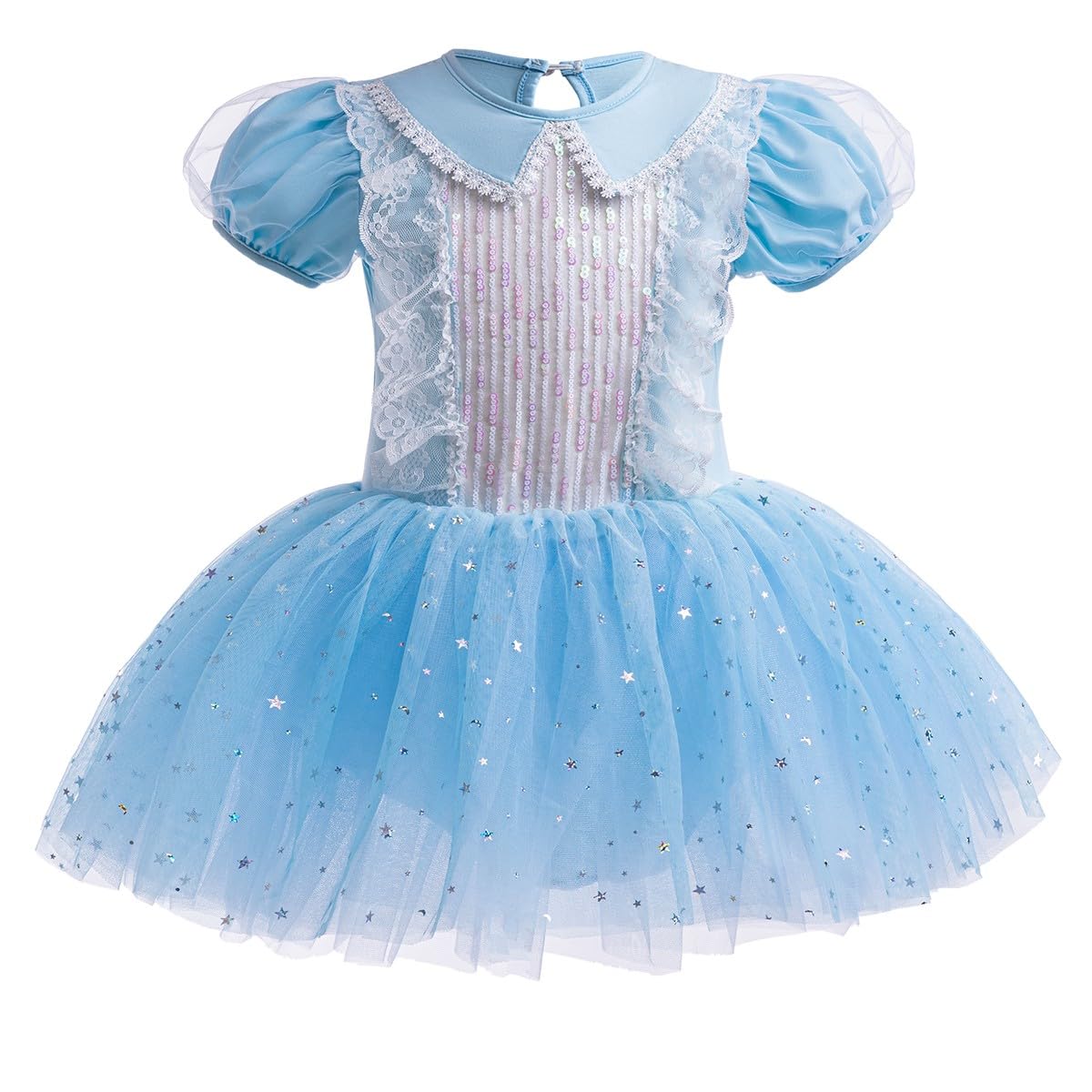 DYMCII Alice Princess Ballet Dress for Toddler Girls Leotards Skirted Tutu Dancewear Halloween Christmas Party Fancy Costume 3T