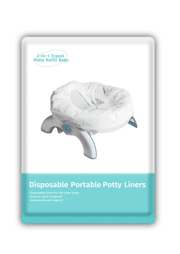 Newspitaya [30 Counts] Disposable Potty Liners with 200ml Super Absorbent Pads - Portable Toddler Toilet Liners for Travel Potty