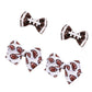 Football Hair Bow Clip Baby Girls Football Hair Barrettes Pin Football Bowknot Hairpin BBG63 (B3)