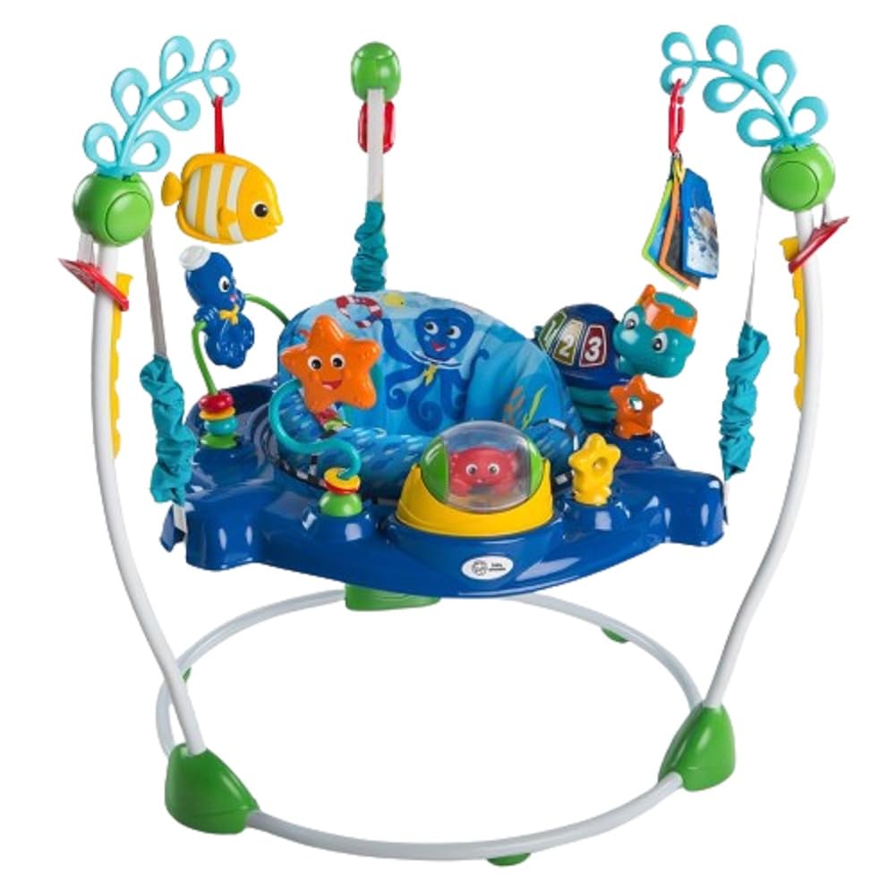 Baby Einstein Neptunes Ocean Discovery Activity Jumper, Ages 6 months +, Max weight 25 lbs., Unisex