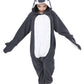 Canasour Kids Sloth Onesie Halloween Cosplay Costume Girls Animal Unisex Outfuit One Piece Hooded Soft Pajamas Grey Party 6-8 Ye