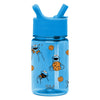 Simple Modern Sesame Street Cookie Monster Kids Water Bottle Plastic BPA-Free Tritan Cup with Leak Proof Straw Lid | Reusable an