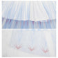 Lzh Little Girls Dress Princess Fancy Halloween Cosplay Costume Outfits Pants Long Sleeve Dress Up+Accessories Light Blue