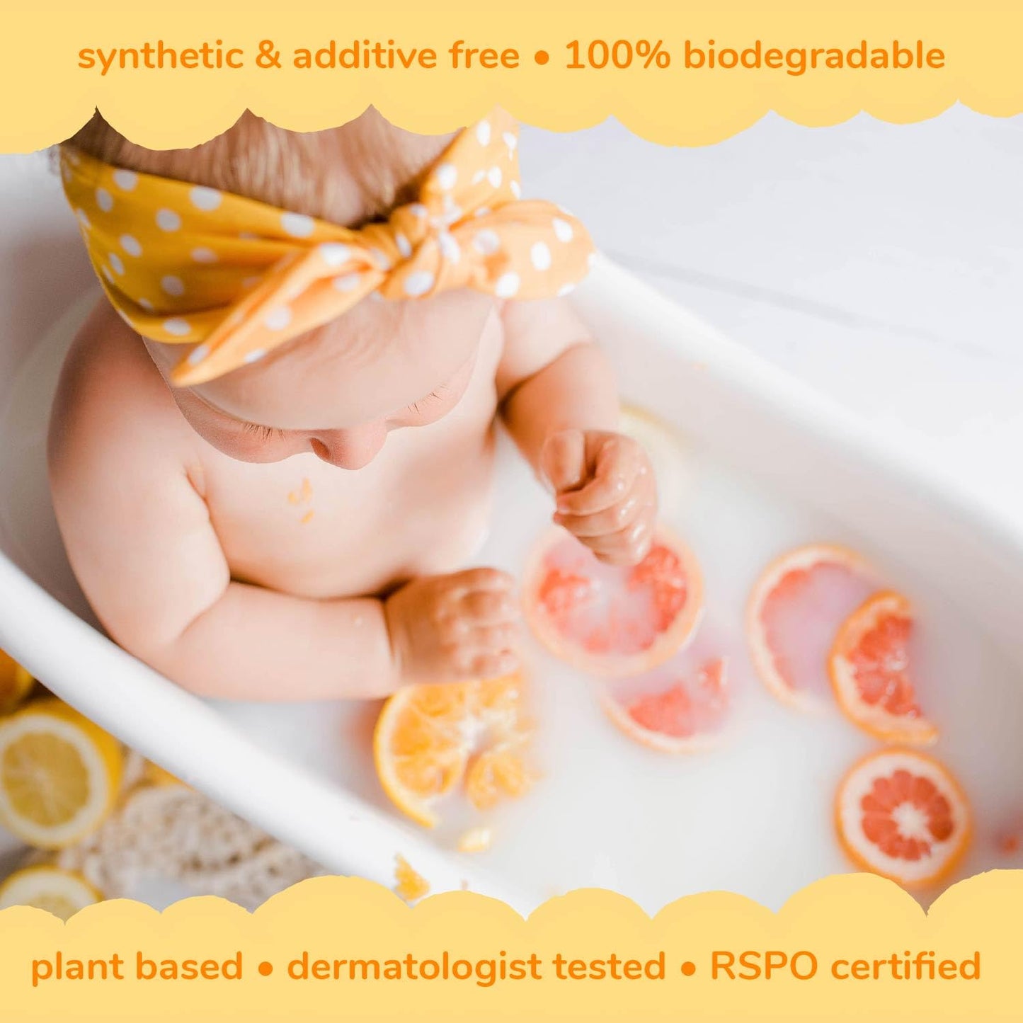Arau Baby Foam Body Soap Citrus Scent Refill - Plant Based Gentle Cleanser for Babies, Head to Toe, Tear Free, Moisturizing, Hyp