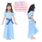 Nspstt Wendy Costume Girls Wendy Darling Costume Girl Halloween Princess Dress, 140