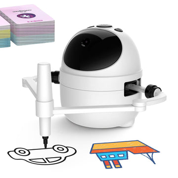 Drawing Robot for Kids Educational Toys, Robot Toys Creative Drawing Learning Kit with 150 Word Cards, Gift for Girls and Boys 4