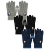 Pkween Winter Gloves For Toddler Kids - 3 Pairs Boys Girls Soft Warm Wool Lined Gloves Full Finger Children Thermal Knit Gloves