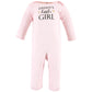 Hudson Baby Unisex Baby Cotton Coveralls, Girl-Daddy, 3-6 Months