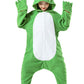 CANASOUR Frog Onesie Kids Green Halloween Cosplay Costume Outfit for Girls Unisex Animal One Piece Christmas Pajamas 8 Years Boy
