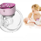 Prakal Wearable Breast Pump Portable Hands Free Electric Breast Pump For Breastfeeding Led Screen 4 Modes 12 Suction Low Noise W