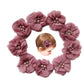 Baby Girls 2' Chiffon Flower Alligator Hair Clips With Rhinestones And Pearl,Yycraft Party Wedding Hair Bows Accessory For Kids