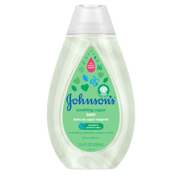Johnson'S Baby Vapor Bath With Soothing Aromas To Relax Babies, Tear-Free & Hypoallergenic Liquid Baby Bath Formula, No Parabens