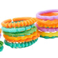 Bright Starts Lots of Links Rings Toys for Stroller or Carrier Seat, BPA-Free, Ages 0 Months Plus, Multicolor, 24 Count