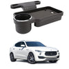 Oshotto (FT04) Foldable Car Auto Headrest Rear Back Seat Table Drink Food Cup Tray Holder Compatible with Maserati Levante  Bl