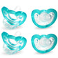 Razbaby Jollypop Baby Pacifier For Newborns 0-3M - Soft Bpa Free Medical Grade Silicone Made In The Usa With A Durable One Piece
